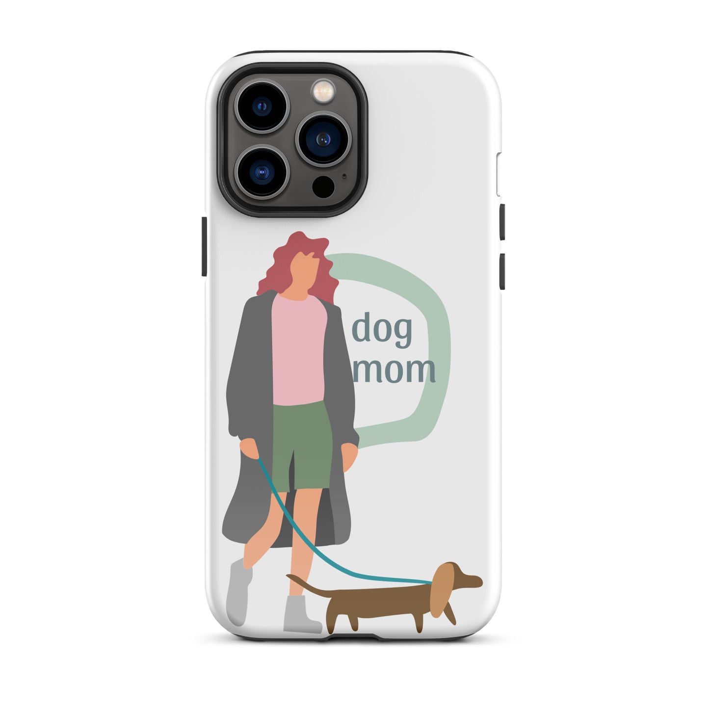 Dog Mom Tough Case for iPhone®