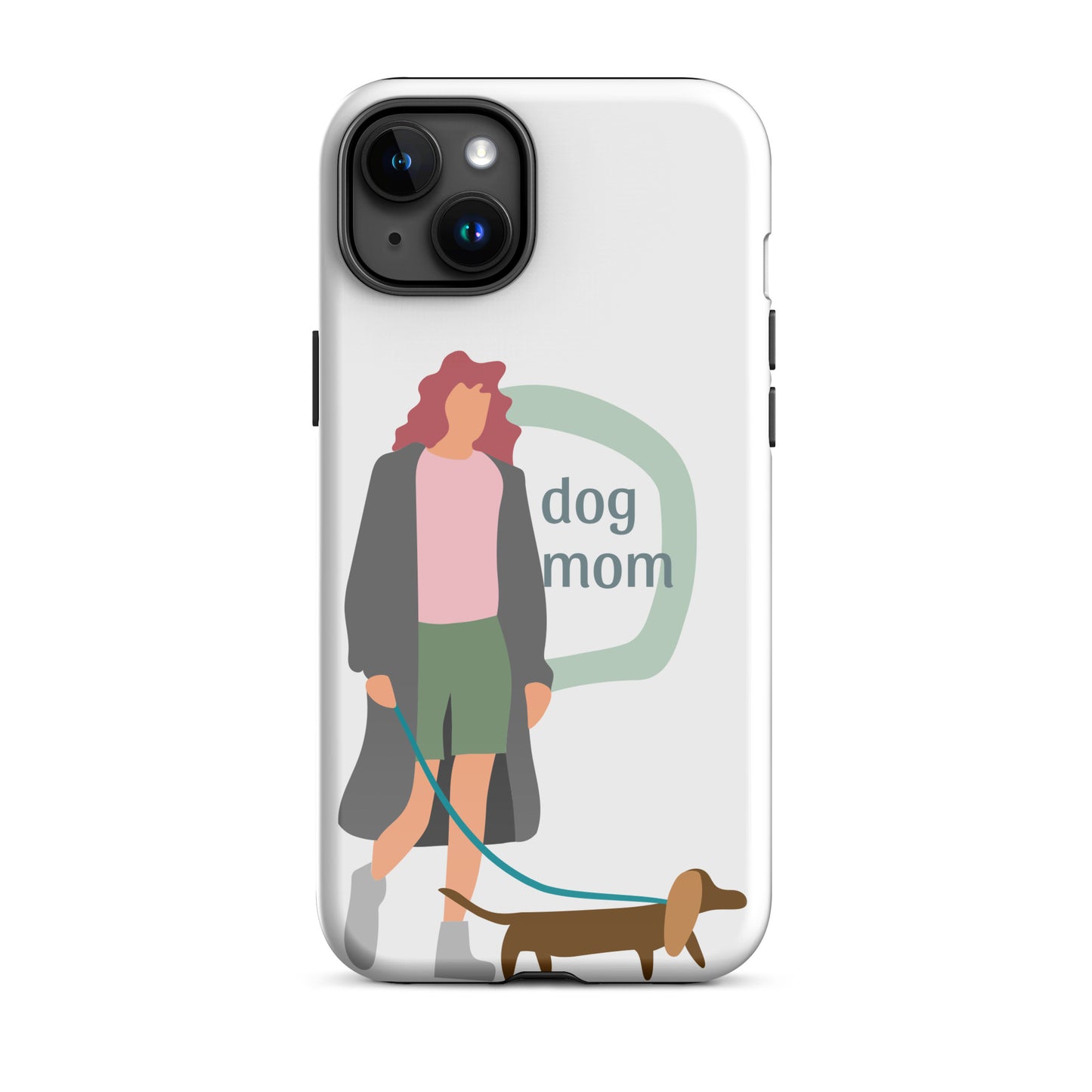 Dog Mom Tough Case for iPhone®