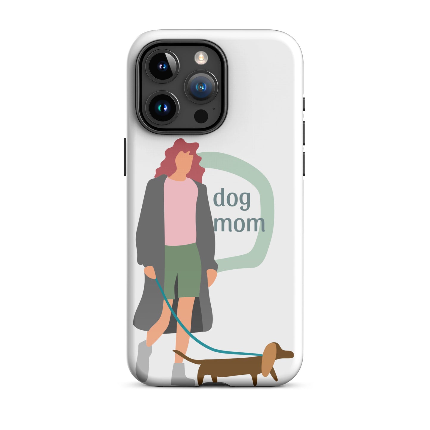 Dog Mom Tough Case for iPhone®