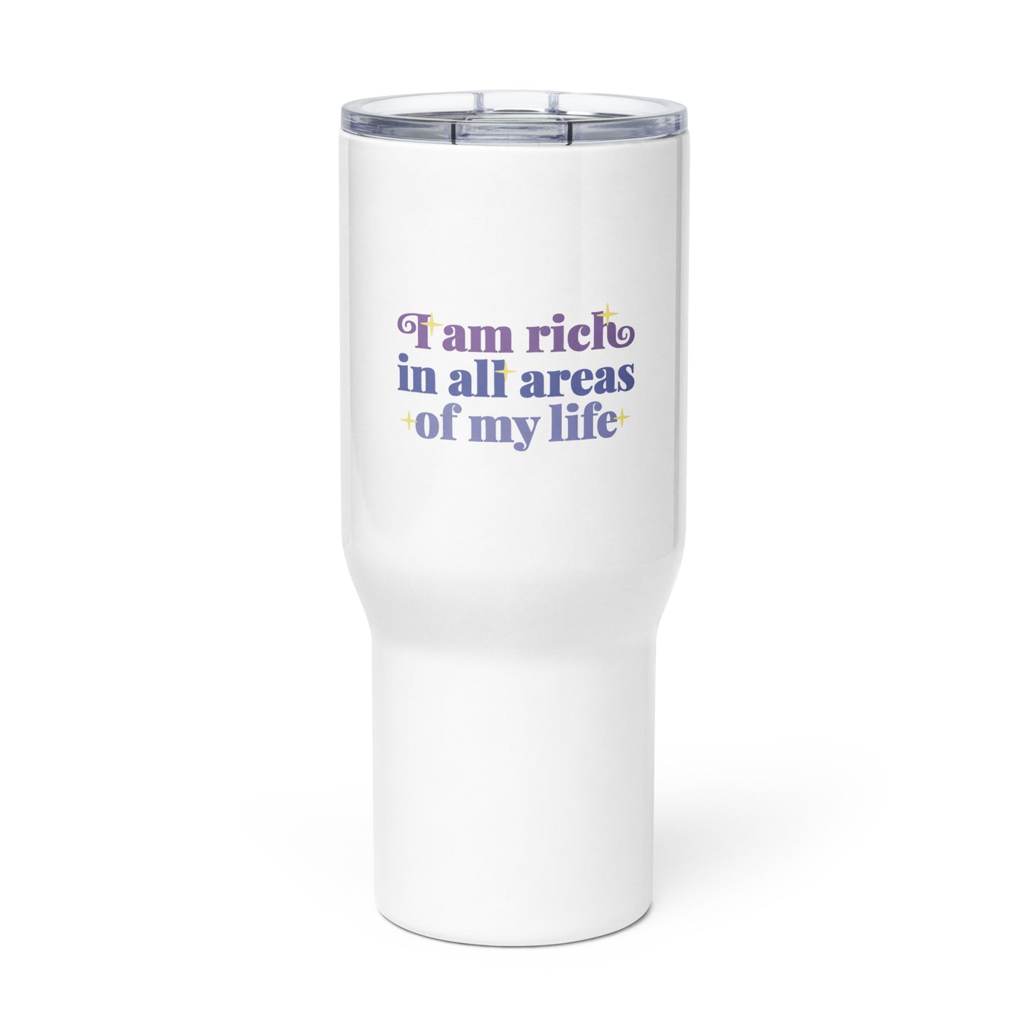 Rich Travel mug with handle