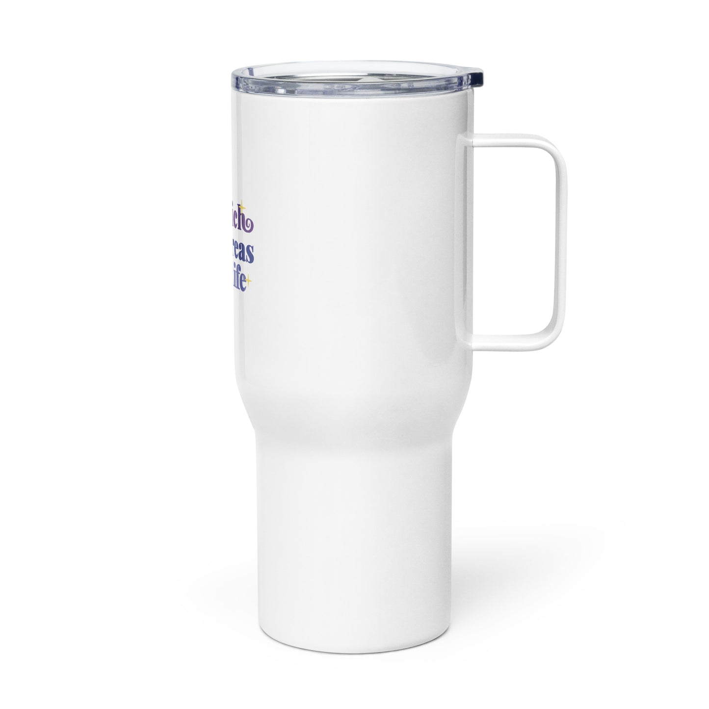 Rich Travel mug with handle